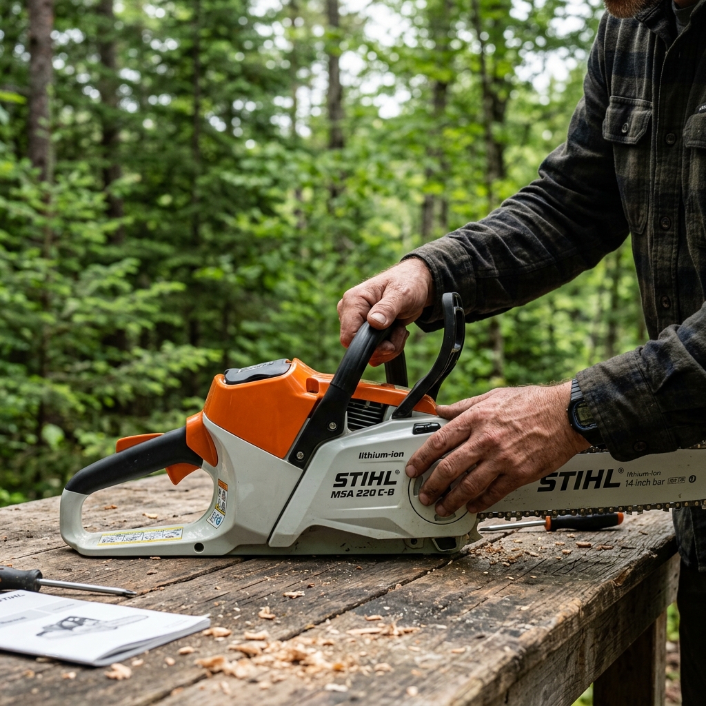 Eligiendo motosierra STIHL para jardín y trabajos forestales