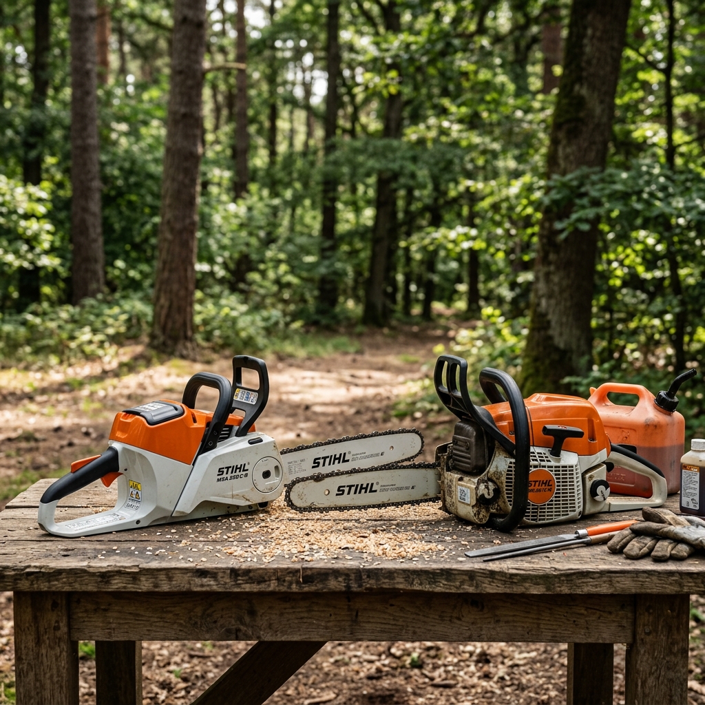 STIHL gasolina vs batería - Comparativa DIMAJARDIN